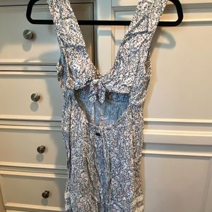 Floral pattern sun dress